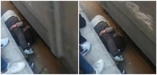 El superpadre se tira a las vías del tren y salva a su hija de morir triturada