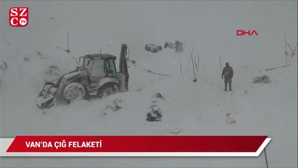 Van’da çığ felaketi: Her yerde onları arıyorlar