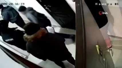 Eli bıçaklı kadın karakolda dehşet saçtı