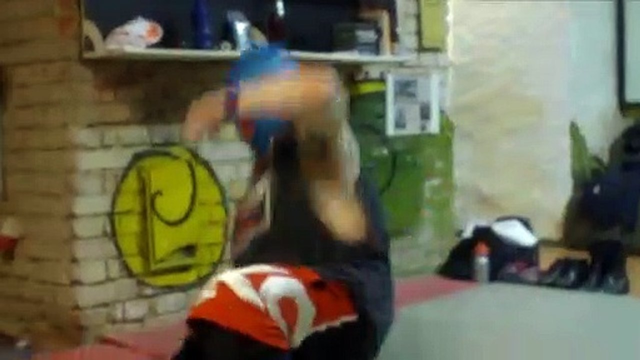 Mighty Martinez beim Training