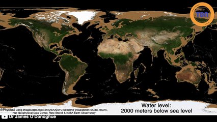 Voici à quoi ressemblera la Terre si les océans venaient à disparaître !