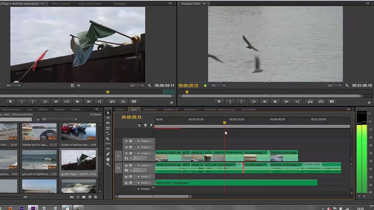 Premiere Pro CS6 24 UnLinking Tracks
