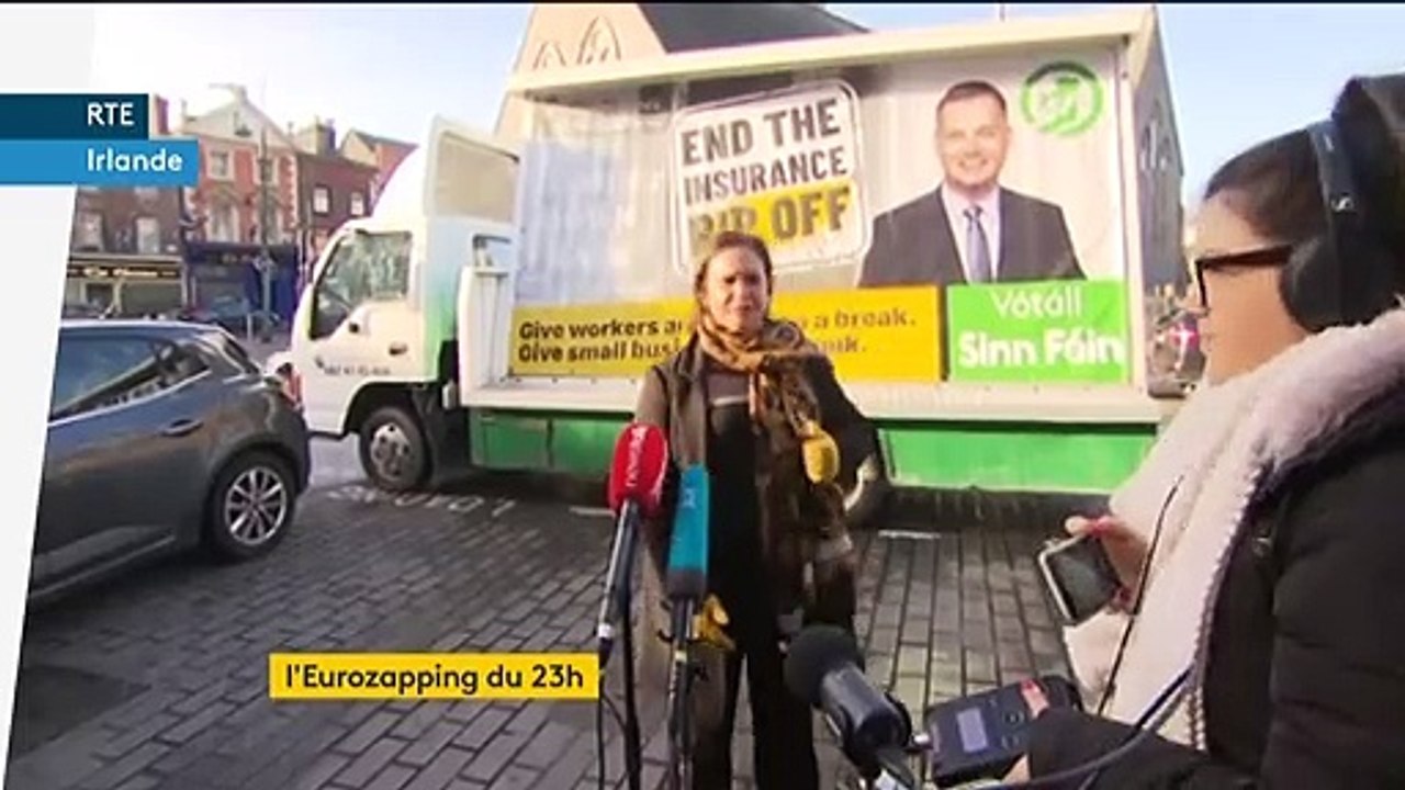 Eurozapping : l'Irlande pourrait tester le Sinn Fein ; Marion Maréchal en conférence en Italie