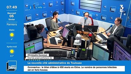 Christophe Escassut, chef de projet de la future cité administrative de Toulouse