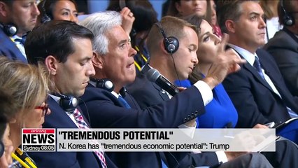 Trump again touts N. Korea's economic potential