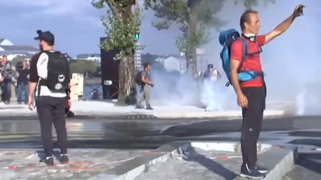 Continúan detenidas 38 personas por las protestas en contra de la cumbre del G7 celebrada en Biarritz
