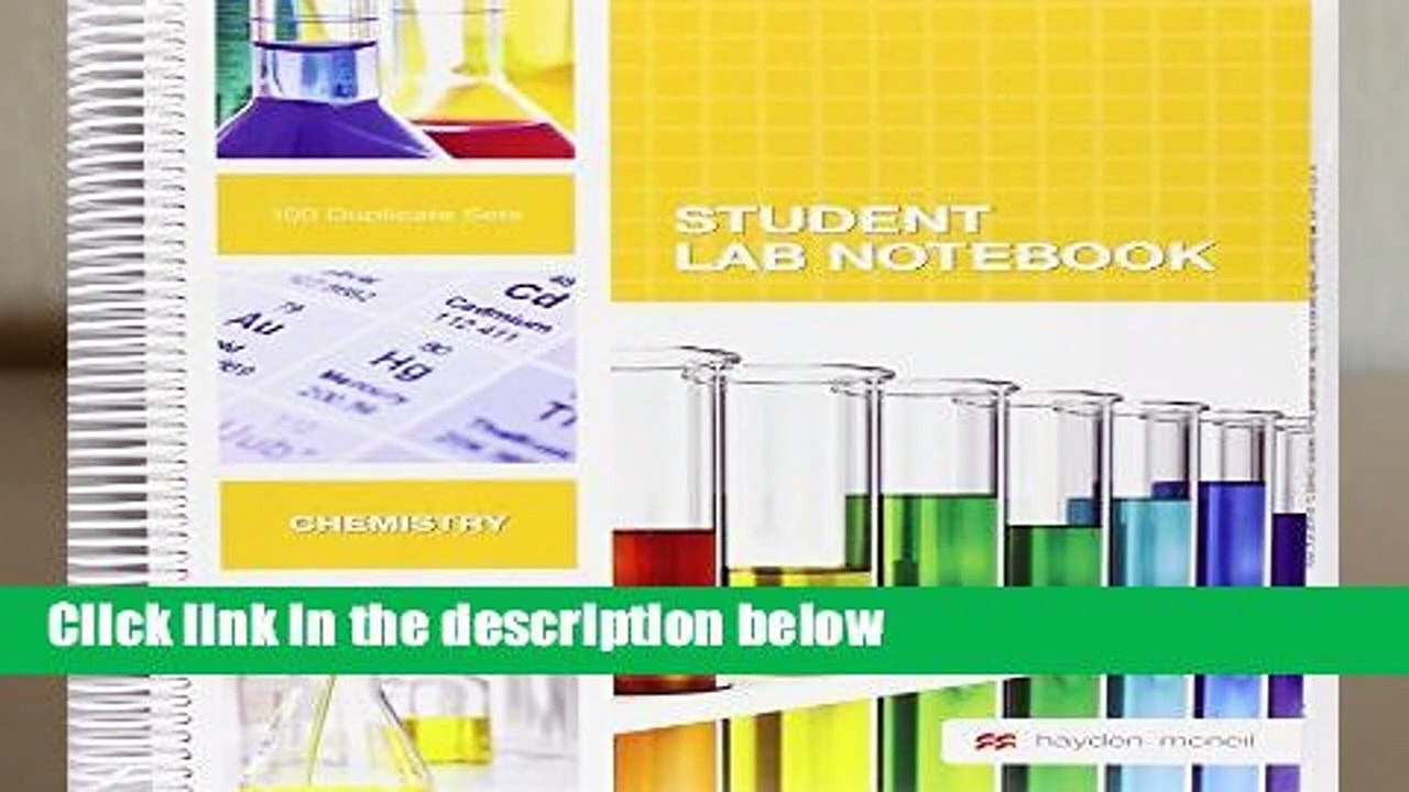 [FREE] Student Lab Notebook Spiral Bound 100 Carbonless Duplicate Sets