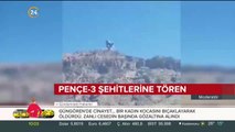 Pençe-3 şehitlerine tören düzenlendi