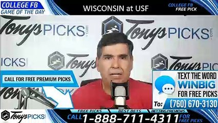 Wisconsin vs USF College Football Picks 8/30/2019