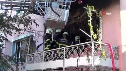 Burdur'da ev yangını