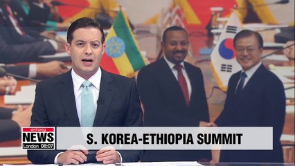 Moon highlights Ethiopia's support during Korean War and promise tighter alliance