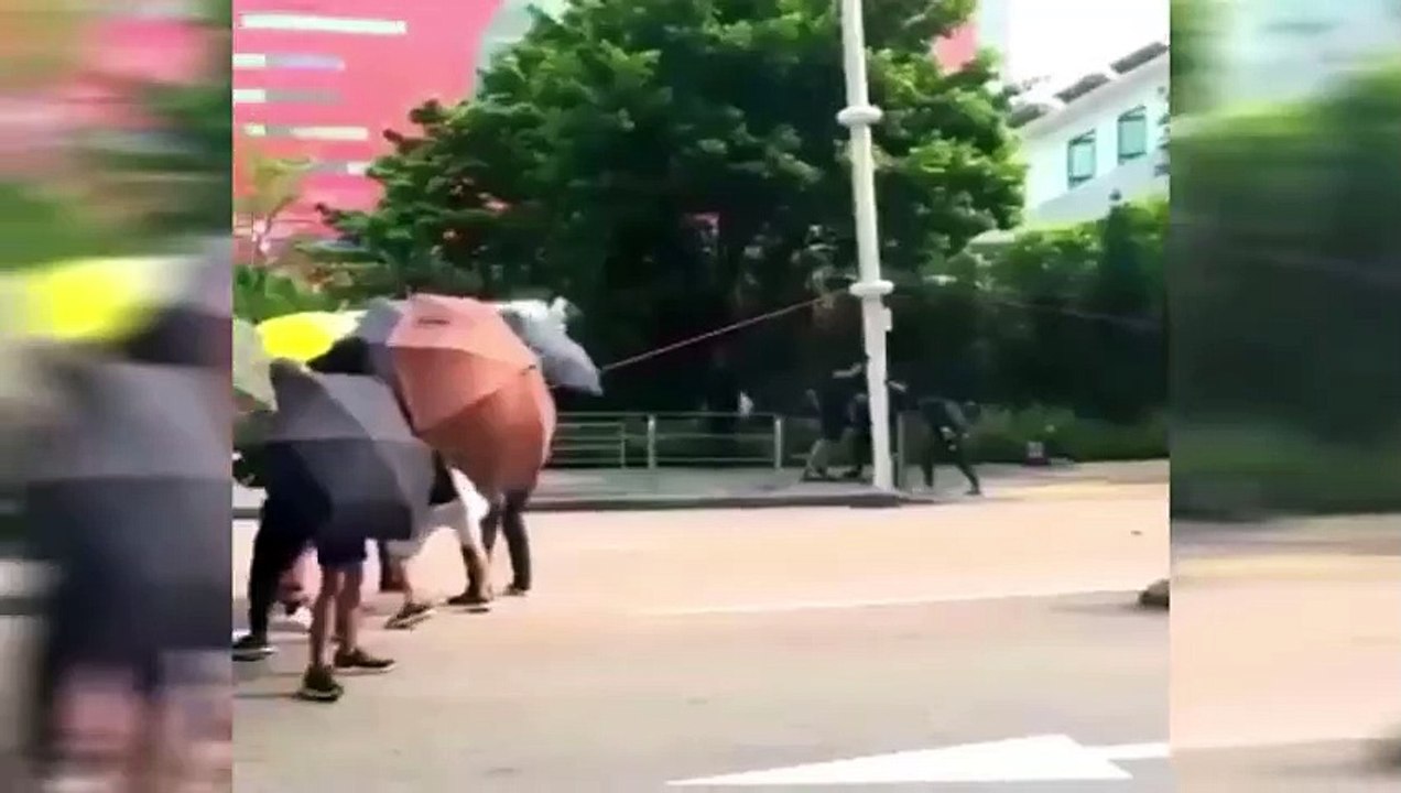 Hong-Kong : des caméras de surveillance détruites par les manifestants !