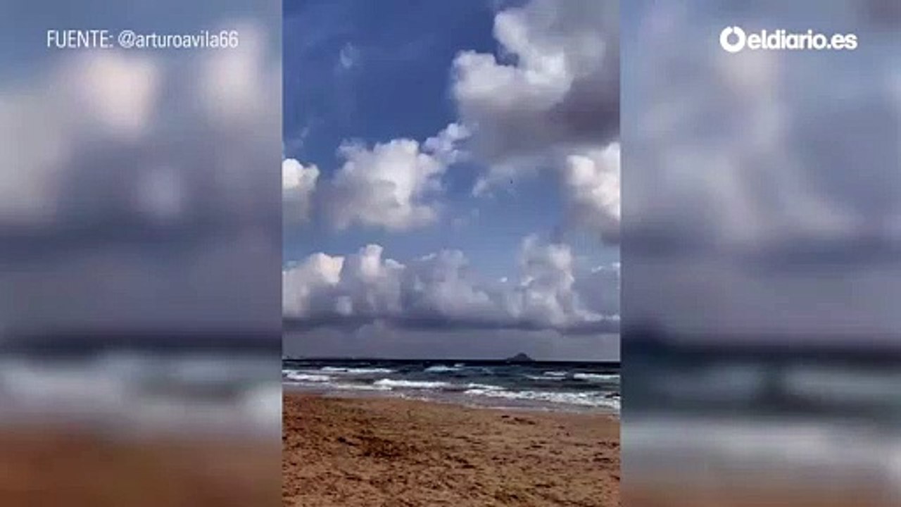 La caída de un avión del Ejército del Aire en el Mar Mediterráneo frente a La Manga