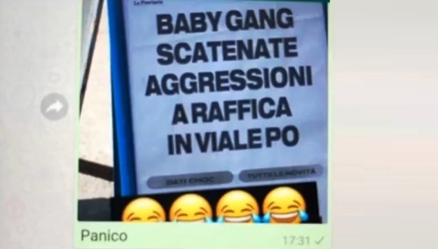 Cremona - Risse e rapine vantate sui social: presa baby gang (26.08.19)