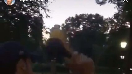 Djokovic baila en Central Park antes del US Open