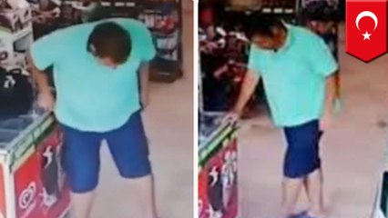 Man poos himself in supermarket, fails horribly trying to hide it
