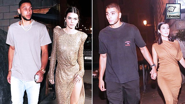Kourtney & Kendall Dine At Same Place As Exes Younes Bendjima & Ben Simmons