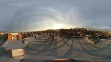 Las Condes, Santiago 360 degree sunset