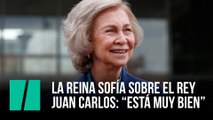 La reina Sofía habla sobre el estado del rey Juan Carlos: 