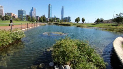 Parque Bicentanario en Santiago de Chile