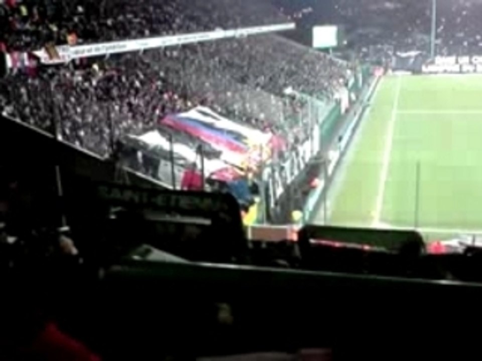 ASSE-OL tifo lyonnais