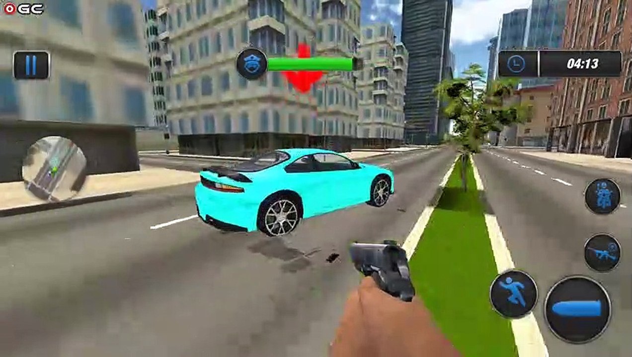 US Police Bike 2019 - Gangster Thief Chase Games LV6 10 - Android Gameplay Video #2