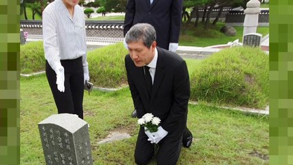 노태우 전 대통령 장남 5·18 묘지 참배...사죄 / YTN