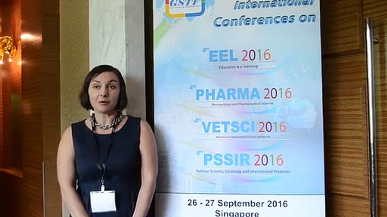 Dr. Kinga Sałat at PHARMA Conference 2016 by GSTF