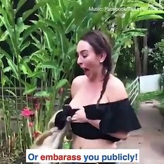 jungle me mangal . bandr k sath hot fun video