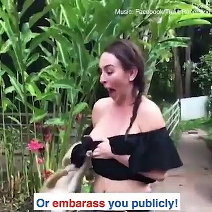 jungle me mangal . bandr k sath hot fun video