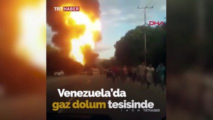 Venezuela'da gaz dolum tesisinde patlama