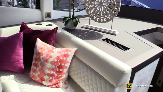 2019 Galeon 510 Sky Yacht - Deck and Interior Walkaround - 2019 Miami Yacht Show
