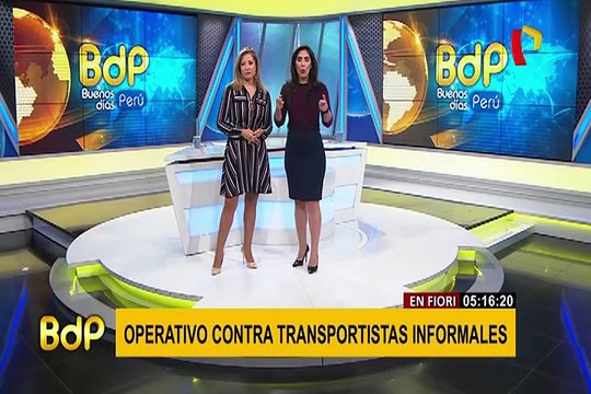 SMP: clausuran terminal ´Marco Polo´ en operativo contra transportistas informales