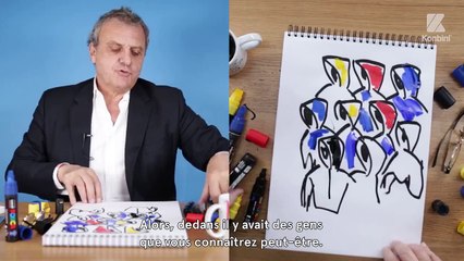 Papier Crayon : Jean-Charles de Castelbajac répond à nos questions en dessin ✏️  La version longue à retrouver ci-dessous