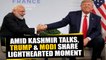 Trump, PM Modi camaraderie on display even as leaders disucss Kashmir | Oneindia News