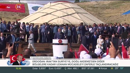 Başkan Erdoğan Ahlat'ta konuştu