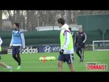 OL : l'entraînement du mardi 9 décembre 2014