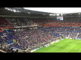 Ambiance au Parc OL avant Lyon - Monaco