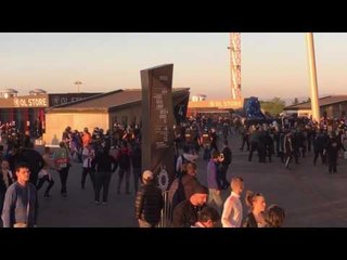 OL - Besiktas : les charges des CRS sur le parvis du Parc OL