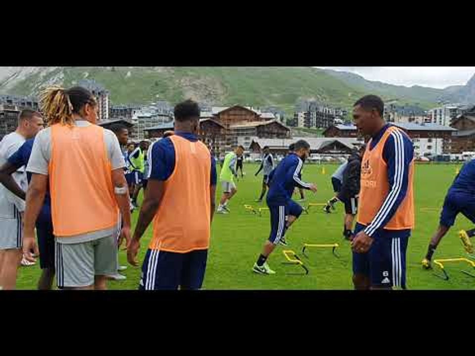 OL : séance d'entraînement à Tignes du mardi 9 juillet (1)