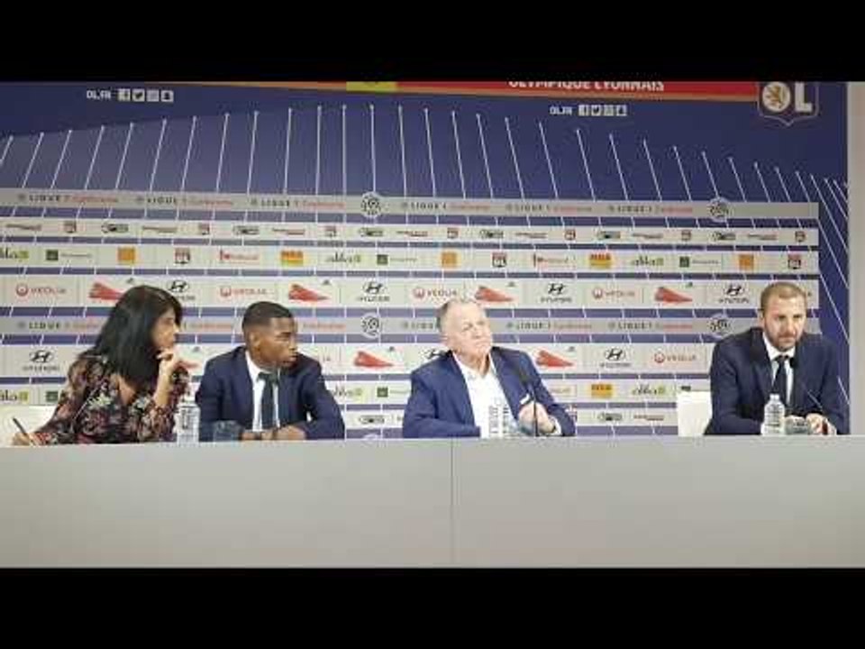 OL - Mercato : conférence de presse Jean Lucas