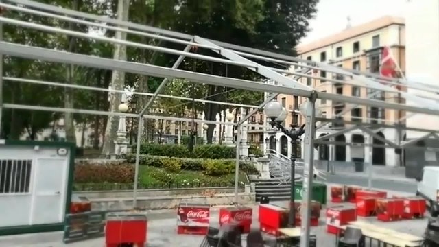 Comienza el desmontaje de las txosnas de Bilbao tras nueve días de fiesta