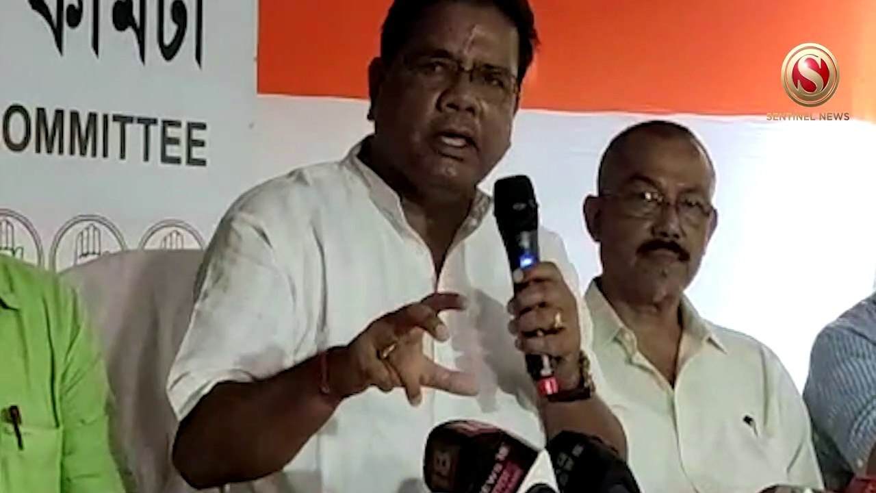 APCC President Ripun Bora holds press meet