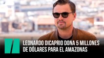 Leonardo DiCaprio dona 5 millones de dólares para ayudar al Amazonas