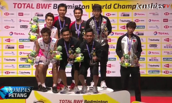 Hendra/Ahsan Raih Gelar Ketiga Kejuaraan Dunia Badminton