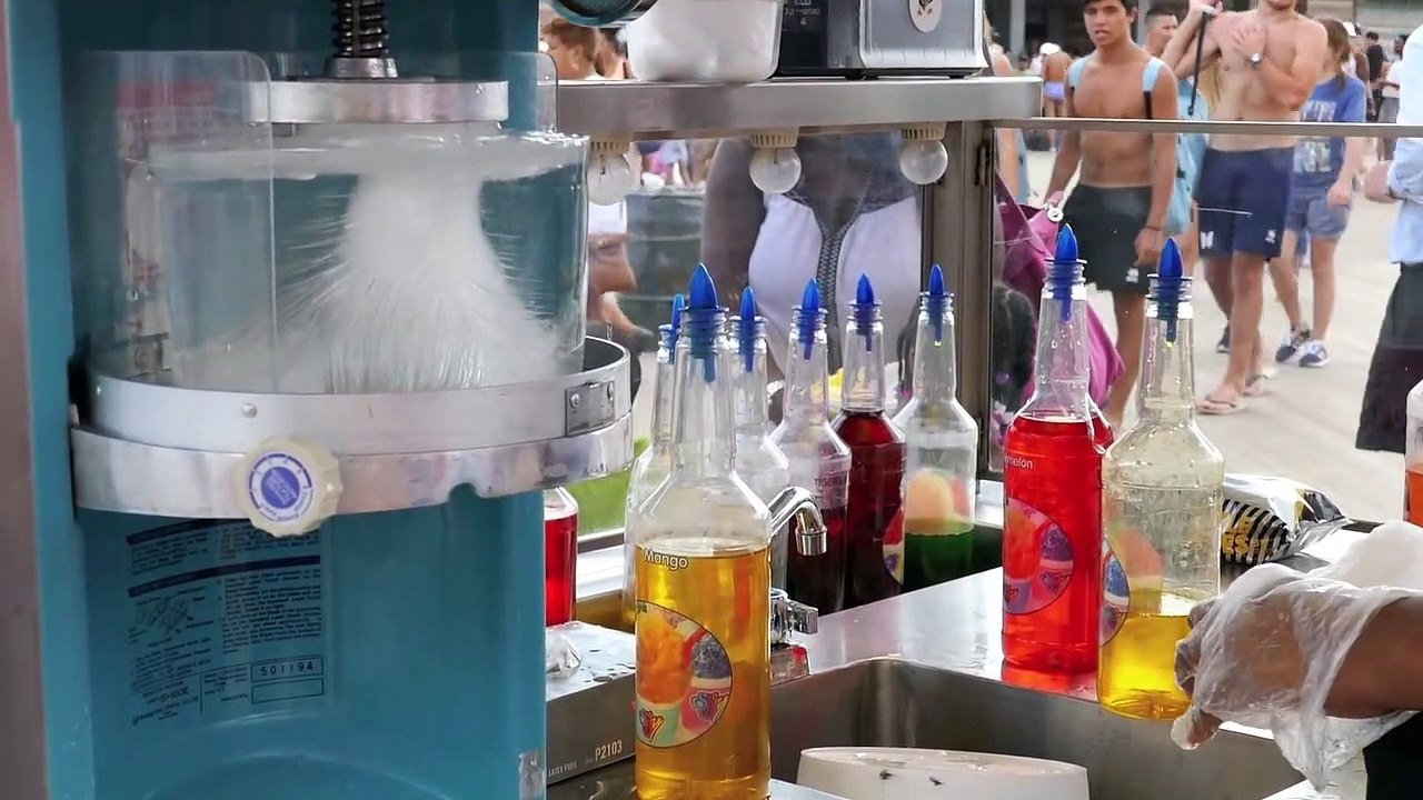 New York City Street Food - Coney Island Snow Cone