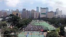Timelapse footage shows mass protests in Hong Kong Video