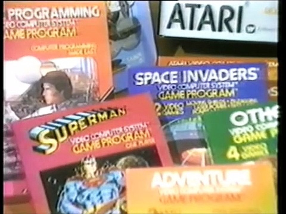 Anuncios de Atari en los años 80