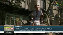 Celebra Francia 75 años de la liberación de París de la ocupación nazi