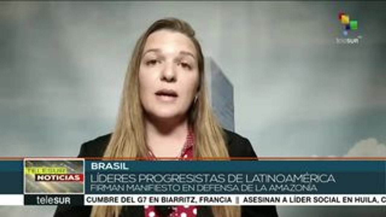Líderes de AL firman manifiesto contra políticas de Jair Bolsonaro